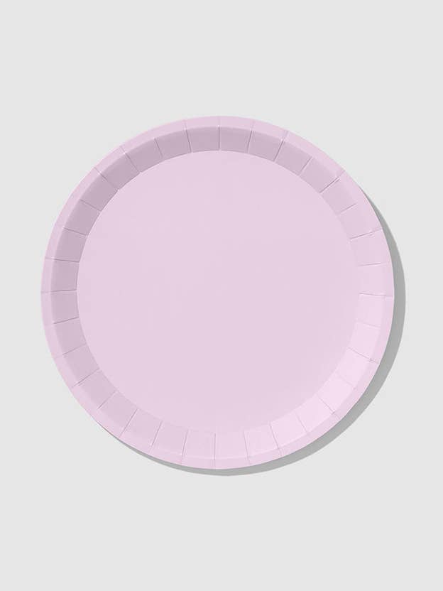 Klassische Lavendelteller (10 pro Packung) für den Großhandel von Coterie Party Supplies