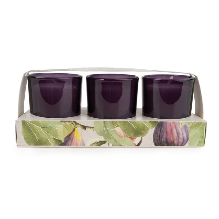 Candlelight Products Ltd – wholesale Votive candle – Set of 3 Votive Candles - Wild Fig & Saffron 6pk1
