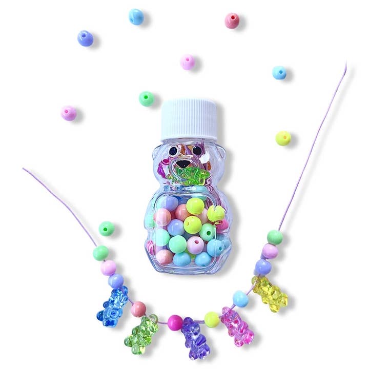 Pop Cutie Accessories & Gifts – wholesale DIY Jewellery – Child – Pop Cutie Gummy Bear Necklace DIY Bottle Craft Kit