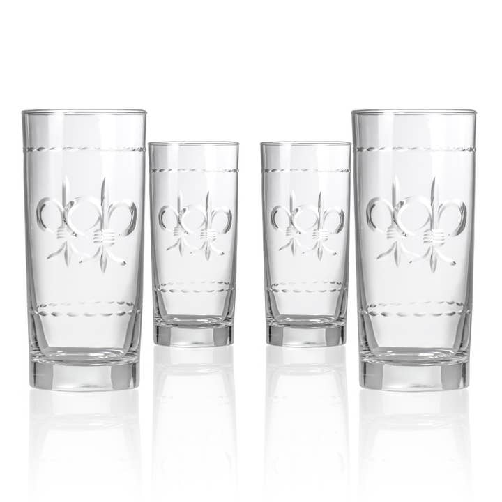 Rolf Glass - Wholesale Cocktail/Liquor Glass - Fleur De Lis Cooler Glass 15oz1