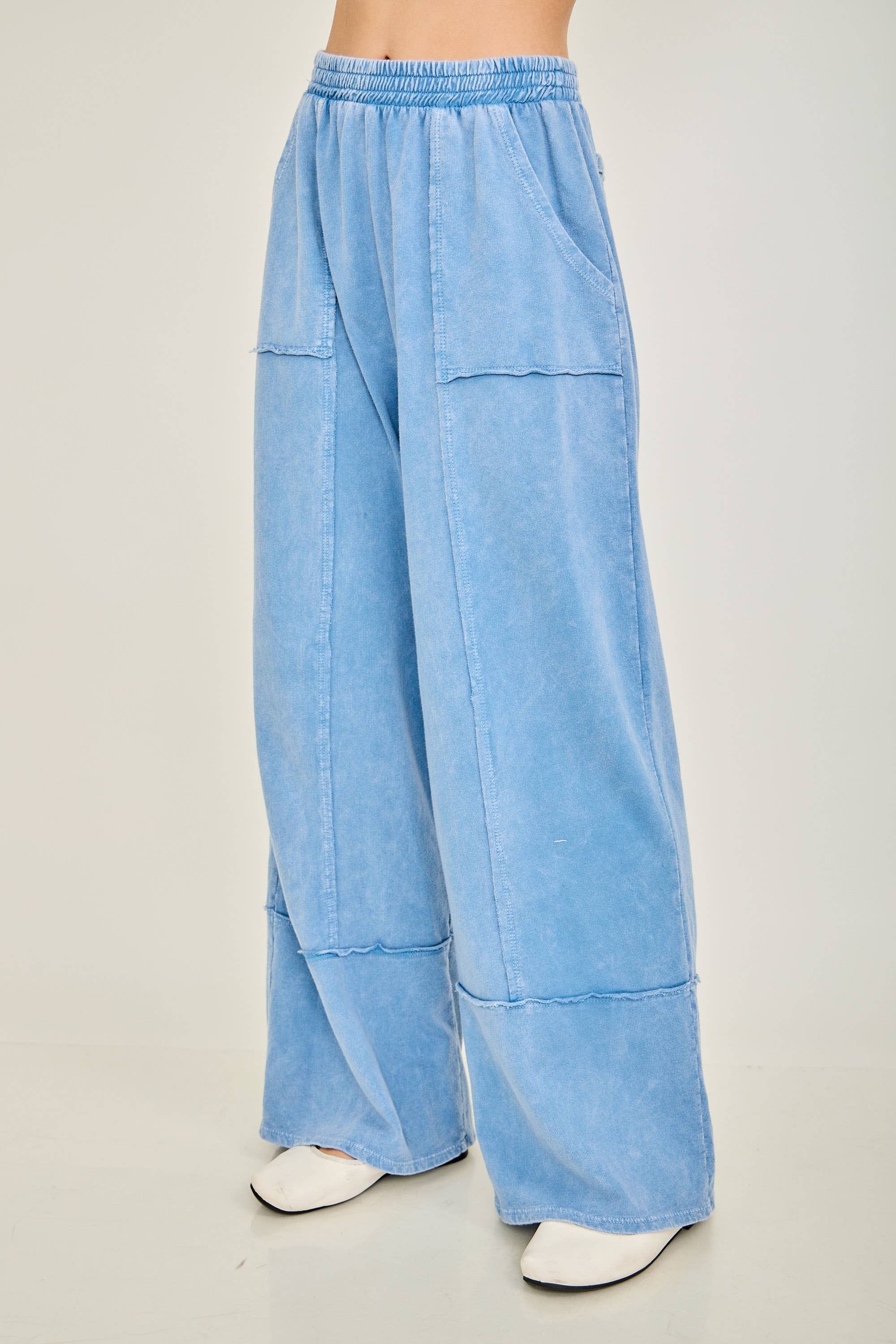 J.Her - Wholesale Pants - Women's - Mineral Washed Everyday Everywhere Terry pants HP68667
