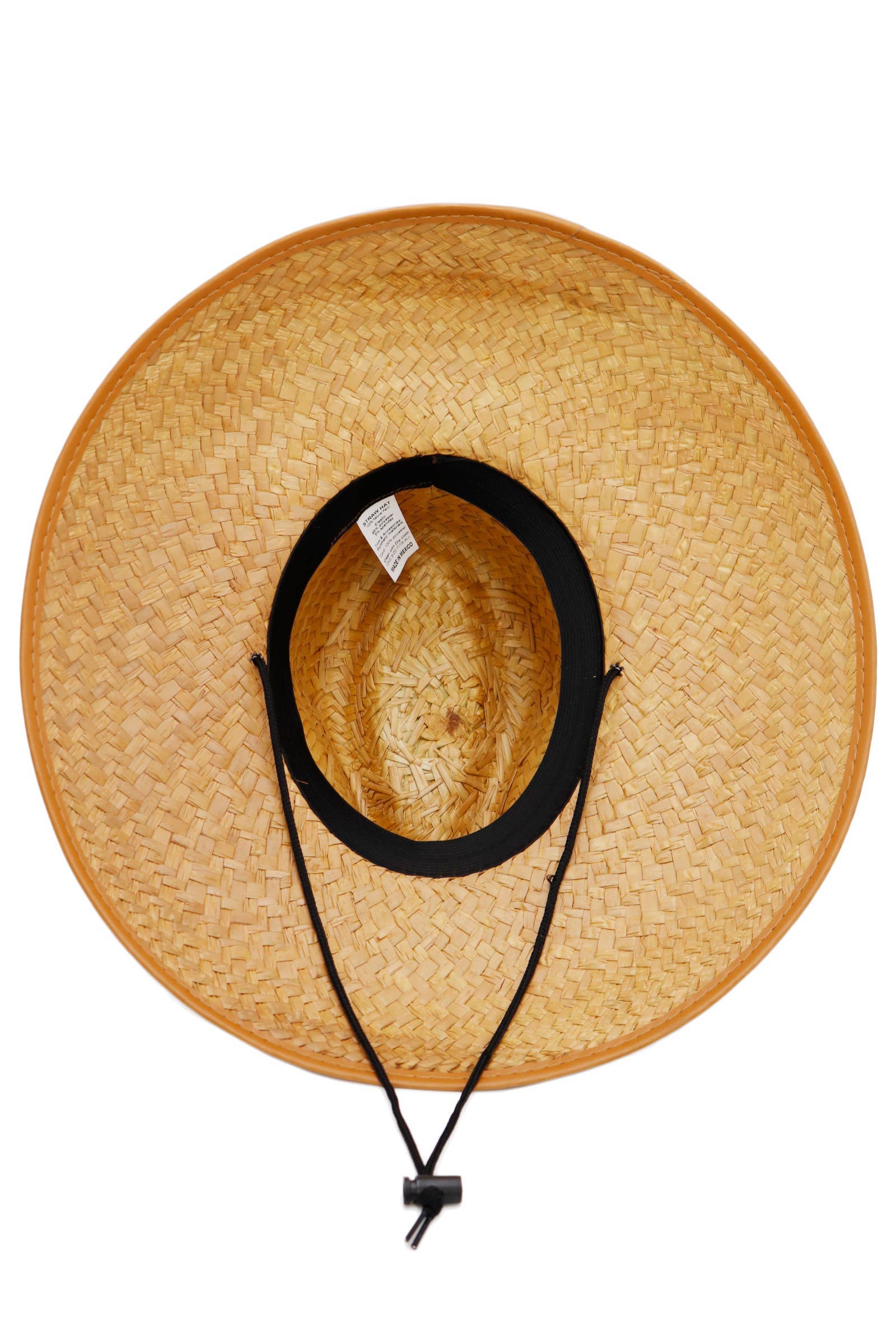 Cap Zone – Engroshandel Stråhat – unisex – Tycoon Eyelet Vegansk Læder Strå Livredderhat10