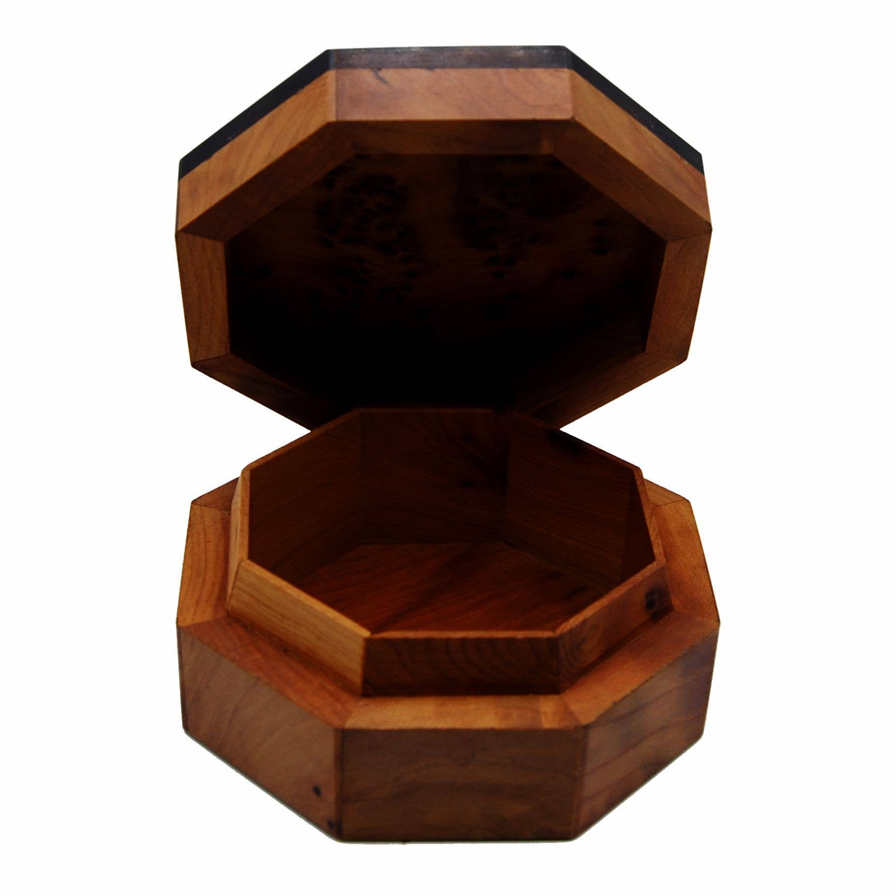 Etnico del Mondo - Wholesale Jewelry Box/Organizer - Burl Wood and Thuja Moroccan Jewelry Box #73