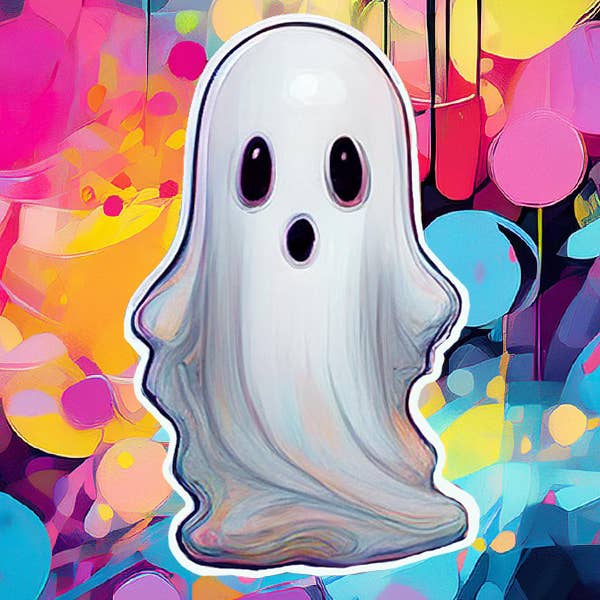 Ghost klistermärke WC 08 för wholesale av MILLER PRECISION SIGNS