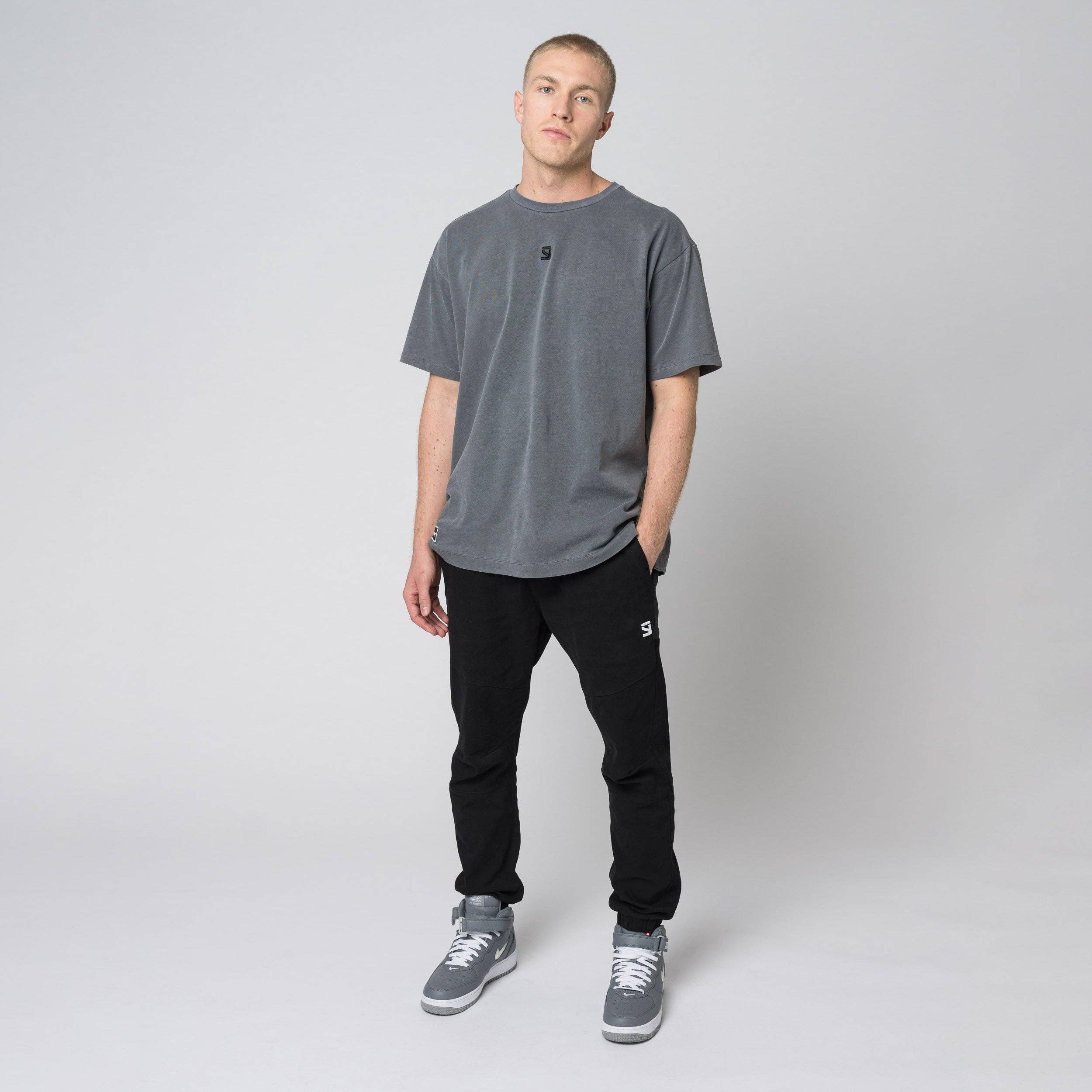 used dark grey CORE. oversize back pocket t-shirt for wholesale on Faire5