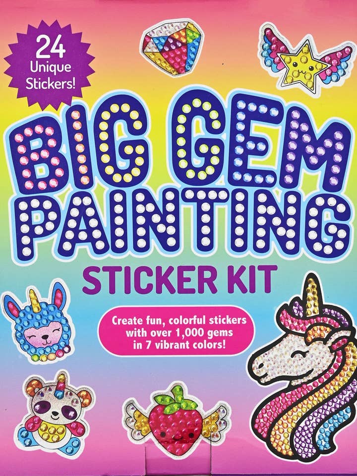 Big Gem Painting Sticker Kit for wholesale by Peter Pauper Press