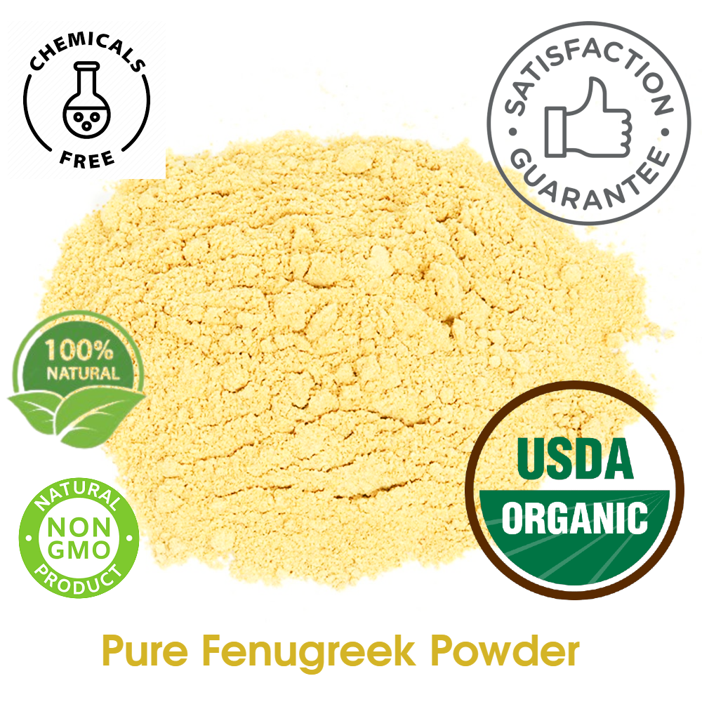 Buy Wellness - Wholesale Dried Spice Mix - Organic Fenugreek Powder Stone Ground Flavor filled Bulk Bag2