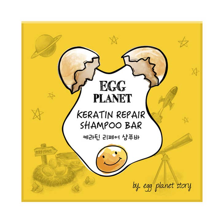 Egg Planet Keratin Repair Shampoo Bar for wholesale by Kurious Mall