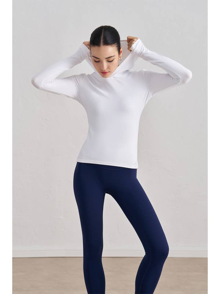 91thelabel - Vendita all'ingrosso Maglia sportiva - Donna - Maglia sportiva a maniche lunghe Juno con cappuccio 19