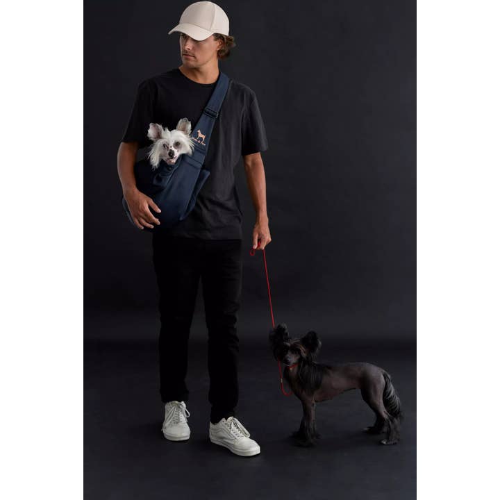 NOAH AND PAW LLC - Wholesale Pet Carrier - Cat/Dog - Premium Twill Pet sling Carrier, Snap Style, Black8