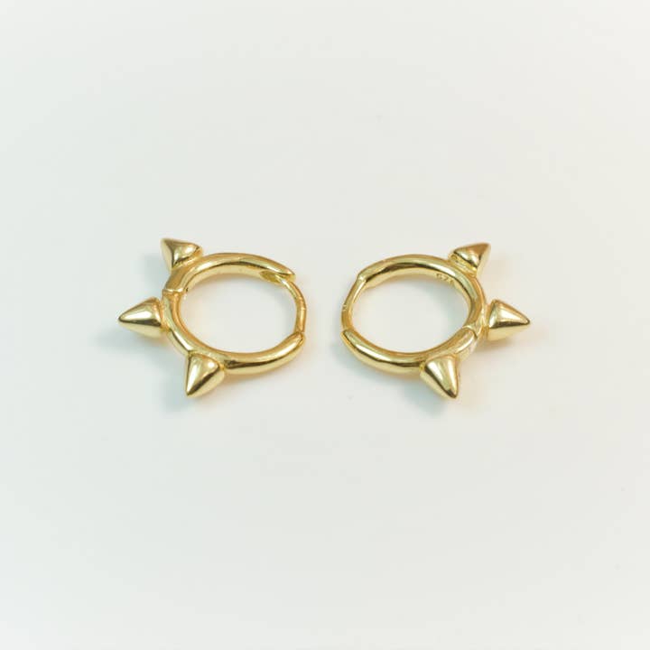 Tiny Spike Earrings - Nickel Free for wholesale by Diat