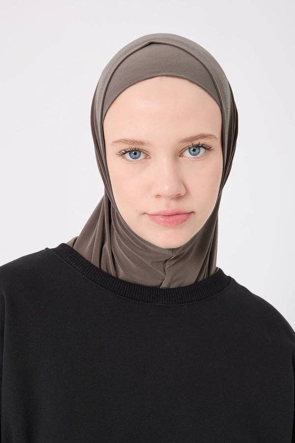 Akoya Hijabs – wholesale Hijab – Women’s – Instant Two-Piece Sandy Hijab12
