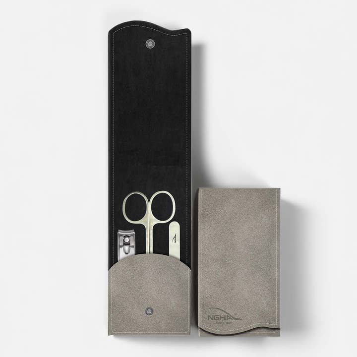 NGHIA - Wholesale Nailcare Set - Men Compacted Nail Kit - GREY