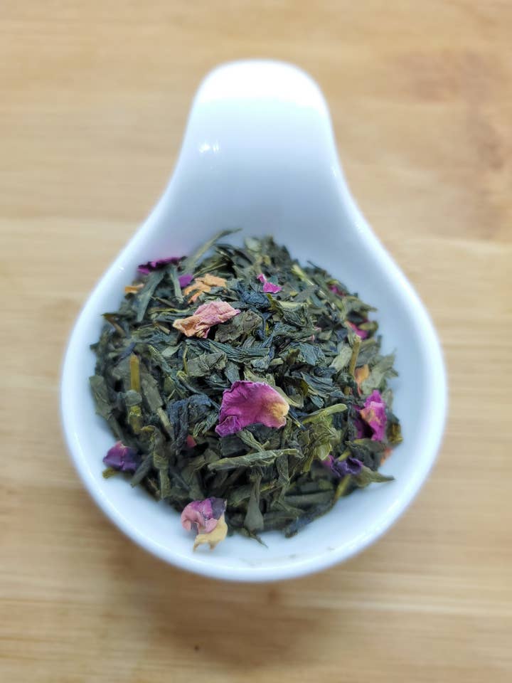 Sencha Kyoto kersenroos voor wholesale door Rocky Mountain SereniTEA