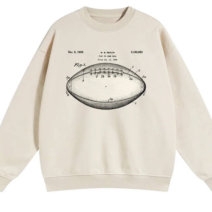 Football Diagram Sweatshirt for wholesale by Emral Clothing