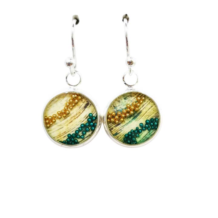 Short Drop Earrings, Sterling Silver - Stroll for wholesale by Nimanoma