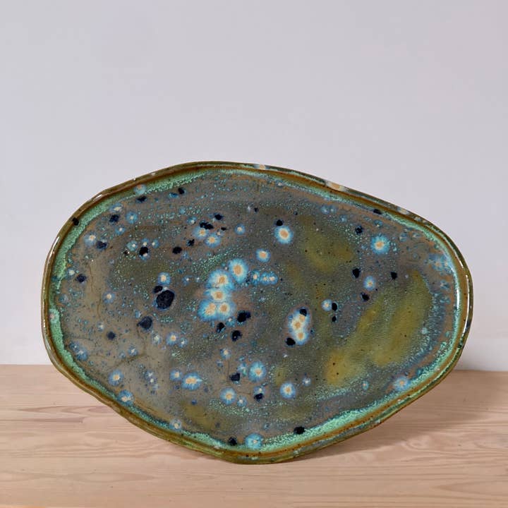 Irregular shaped ceramic tray - ready to ship for wholesale by soft form ceramics