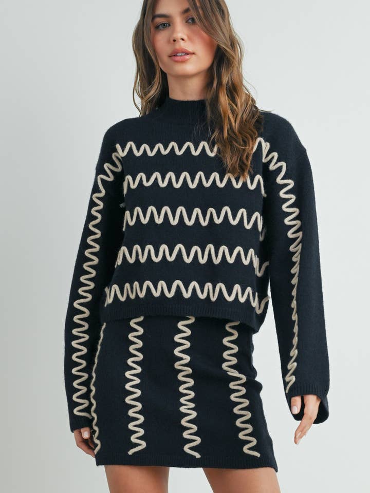 PL4698 - TURTLE NECK PULLOVER SWEATER for wholesale by Peace Love Line