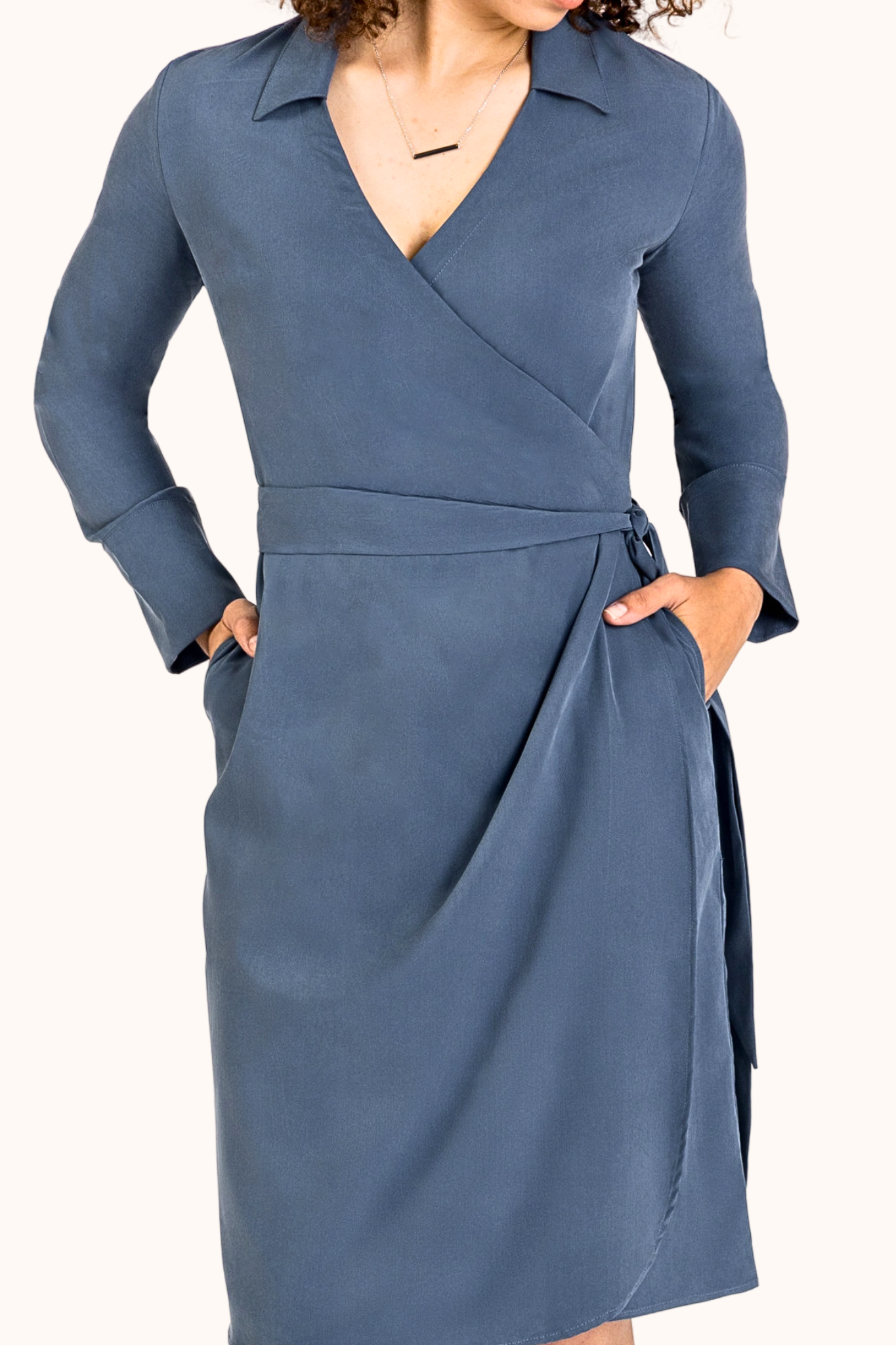 SISU-the brand - Wholesale Dress - Women's - TRINITY MIDI WRAP DRESS 1