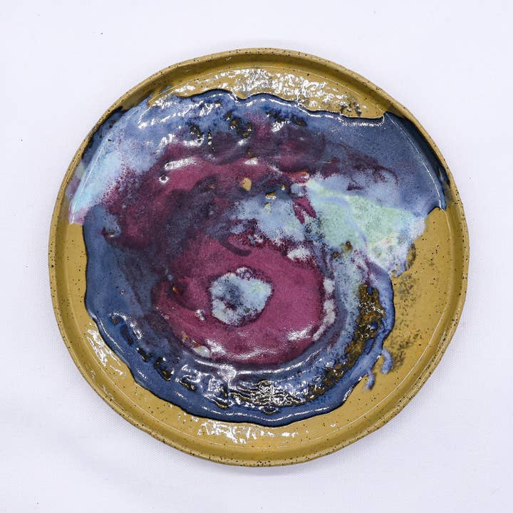 23 cm Berrywave Stoneware Handmade Ceramic Dinner Plate for wholesale by Ribera Handmade Ceramics