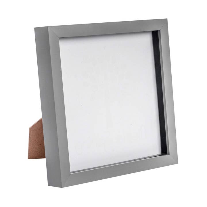 Nicola Spring Box Photo Frame - 8x8" - Grey for wholesale by Rinkit Ltd