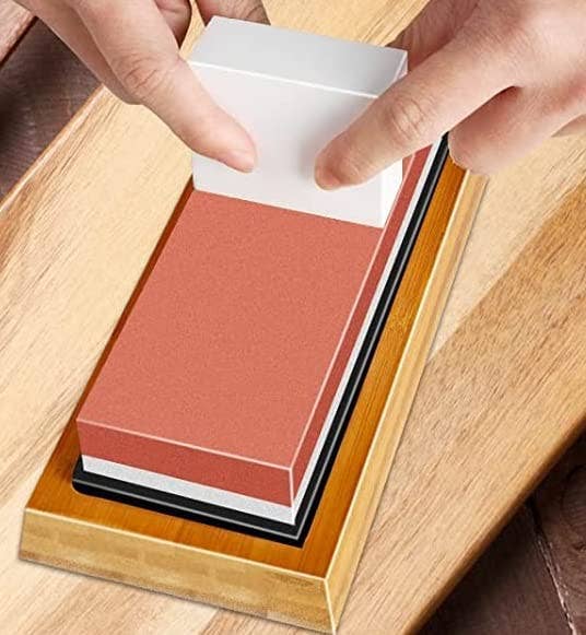 GENTS FINE GROOMING PRODUCTS - Wholesale Knife Sharpener - GBS Premium Whetstone Knife Sharpening Stone 2 Sid3