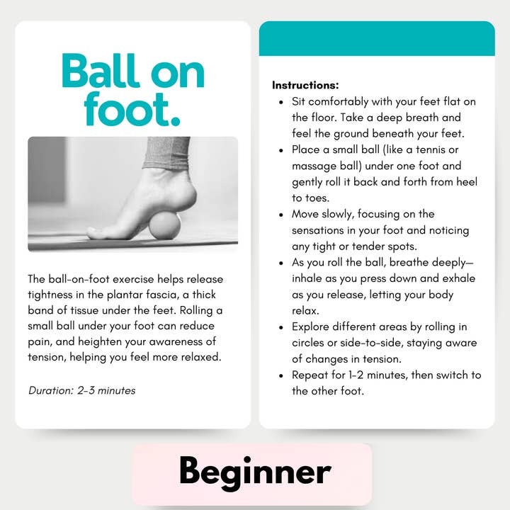 Catchyourdreams - Wholesale Card Game - Somatic Therapy Exercise Cards3