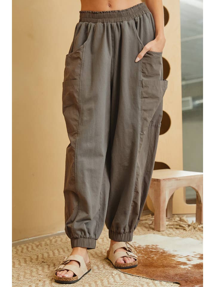 Sweet Lovely by Jen - Wholesale Lounge Sweatpants/Joggers - Women's - CASUAL COMFY WIDE-LEG HARMES JOGGERS20