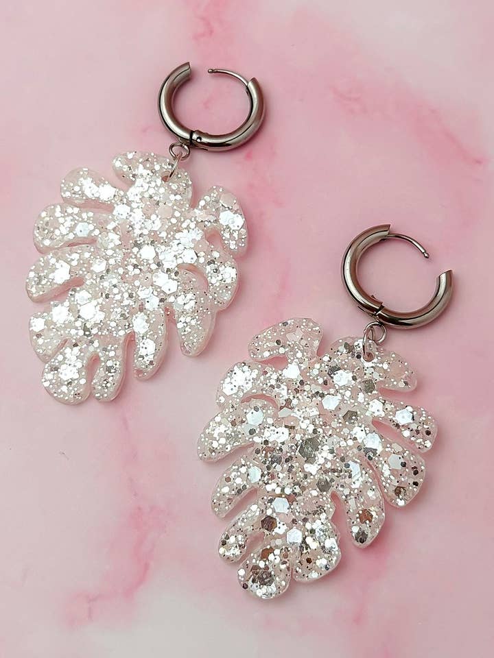 Hoja de Limón - Pendientes de Resina con Brillo Amarillo Sutil y Brillante para venta al por mayor de ThatsSewLauraUk