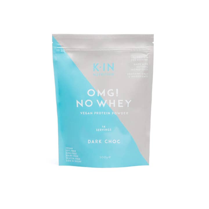 Omg! No Whey Vegan Dark Choc Protein Powder 500g for wholesale by Kin Nutrition