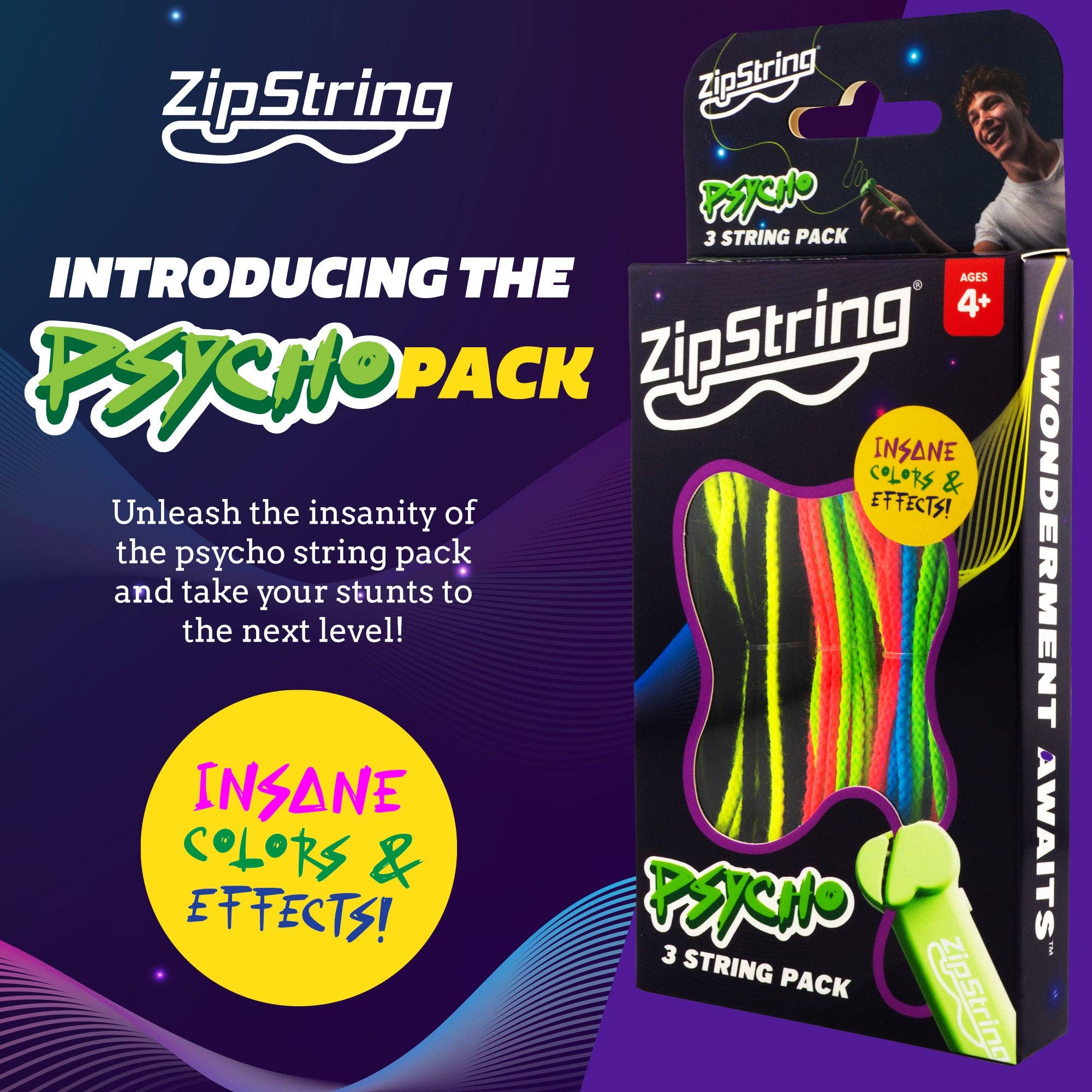 ZipString - Wholesale Classic Toy - Kids - Psycho Pack2