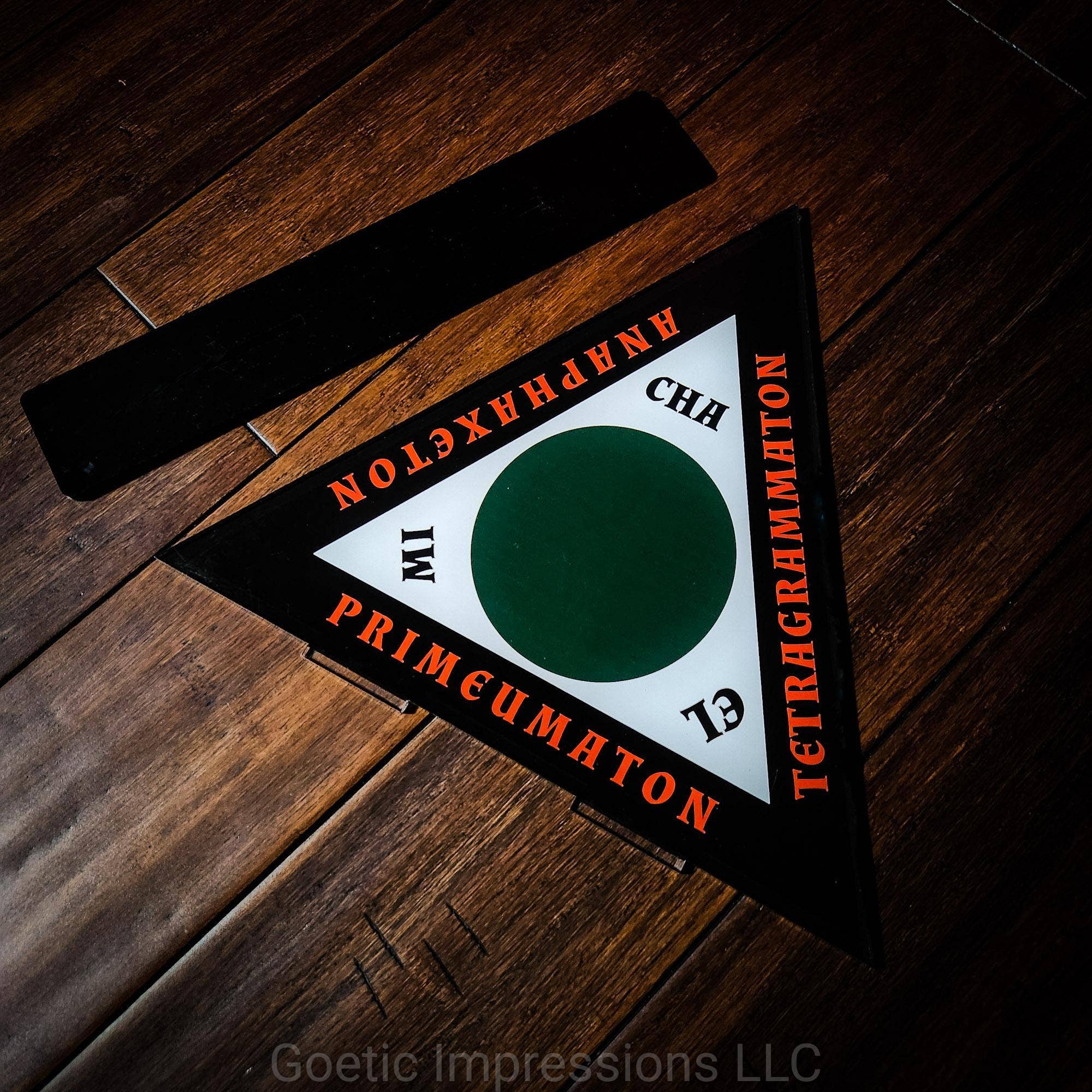 Goetic Impressions - Wholesale Meditation Supplies - Lesser Key of Solomon Magickal Circle and Triangle Complete Set11