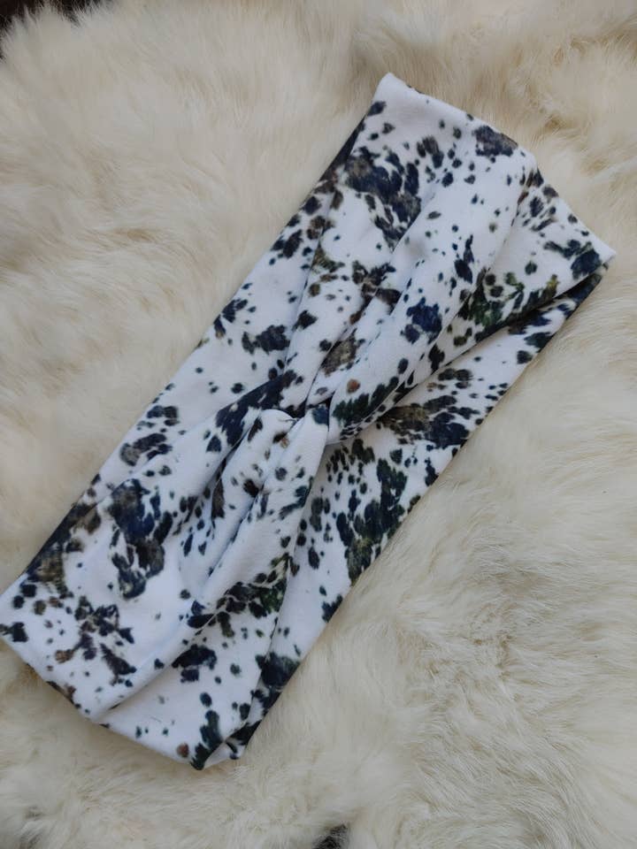 Cowhide Headband for wholesale by Sew fashionable headbands