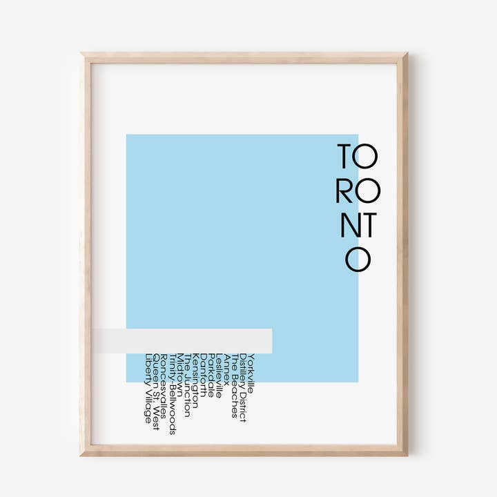 Toronto Print | Toronto Neighborhood Print | Toronto Subway für den Großhandel von SnaptureThis