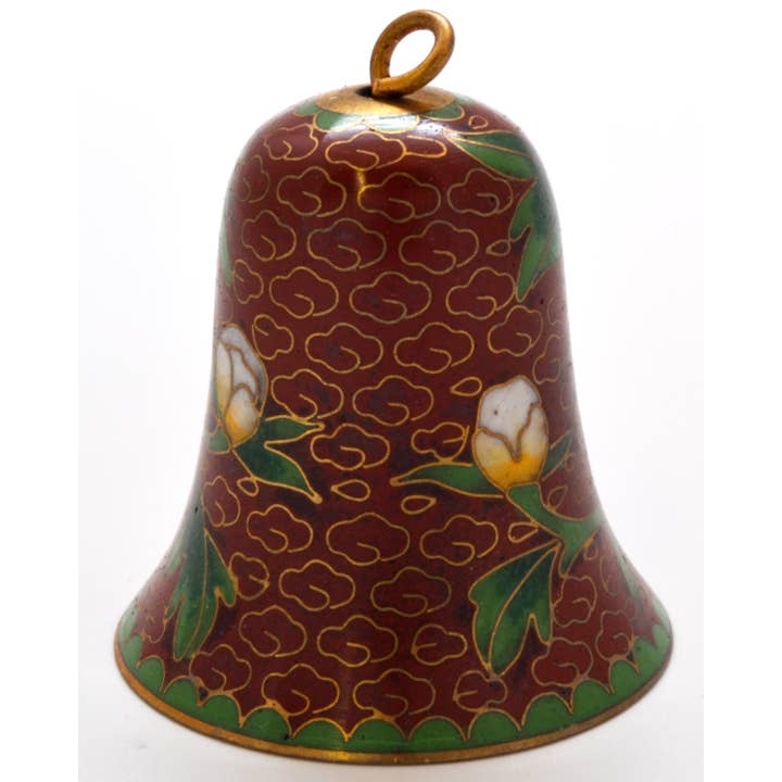 Ciel Collectables - Wholesale Ornament - Vintage Cloisonne Bell Ornament. Hand Crafted with Enamel 1