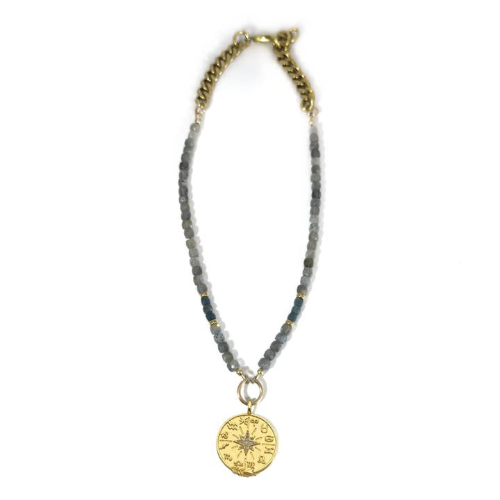 LABRADORITE & BLUE TOURMALINE | DIRECTION for wholesale by Rachel Nathan