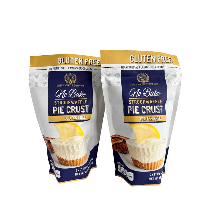Dutch Waffle Company Stroopwafel Cookie - Wholesale Cookie - Easy & Quick Gl. Free No-Bake Stroopwafel Pie Crust