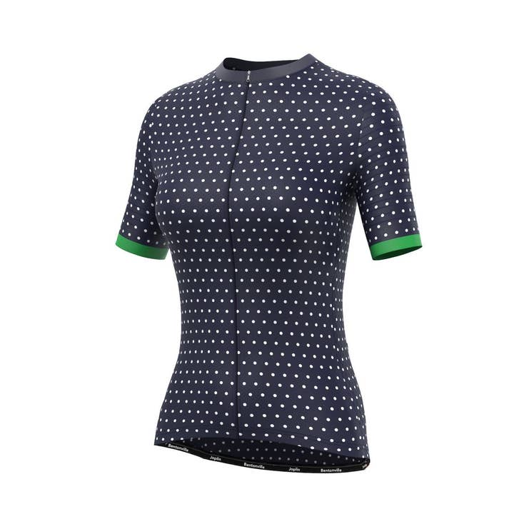 Damtröja - Marinblå med Prickar för wholesale av Urban Cycling Apparel