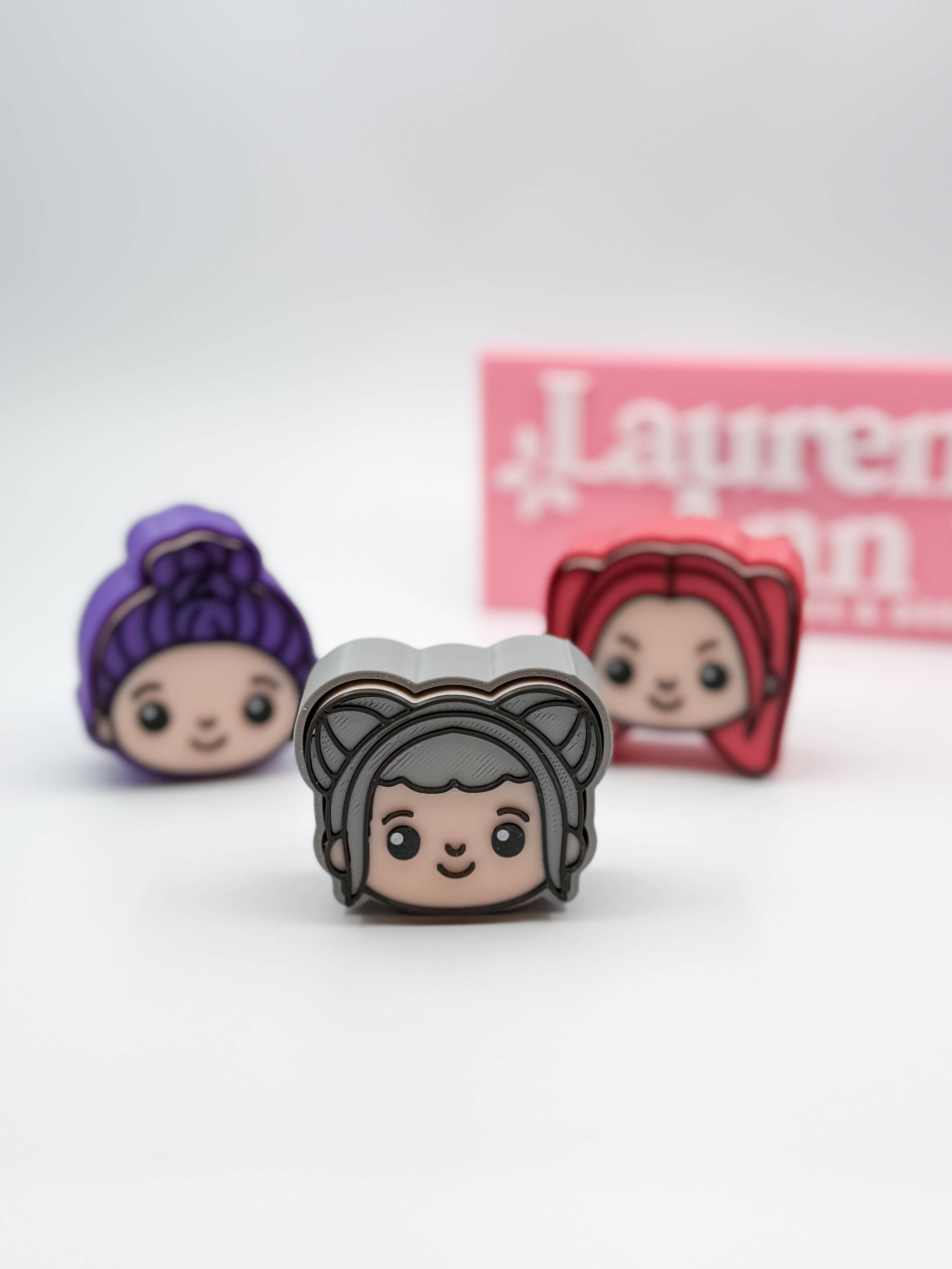 Lauren Ann Boutique & Designs - Wholesale Fidget Toy - Kids - 3D Printed Keyboard Clicker Fidgets – KPop Demon Hunters3