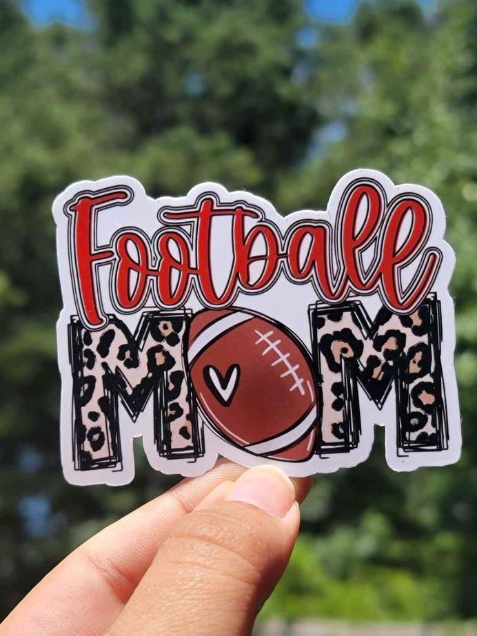 Football Mom Sticker for wholesale by A Little Design Company