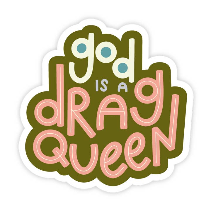 Dio è una drag queen per la vendita all'ingrosso da parte di Twentysome Design