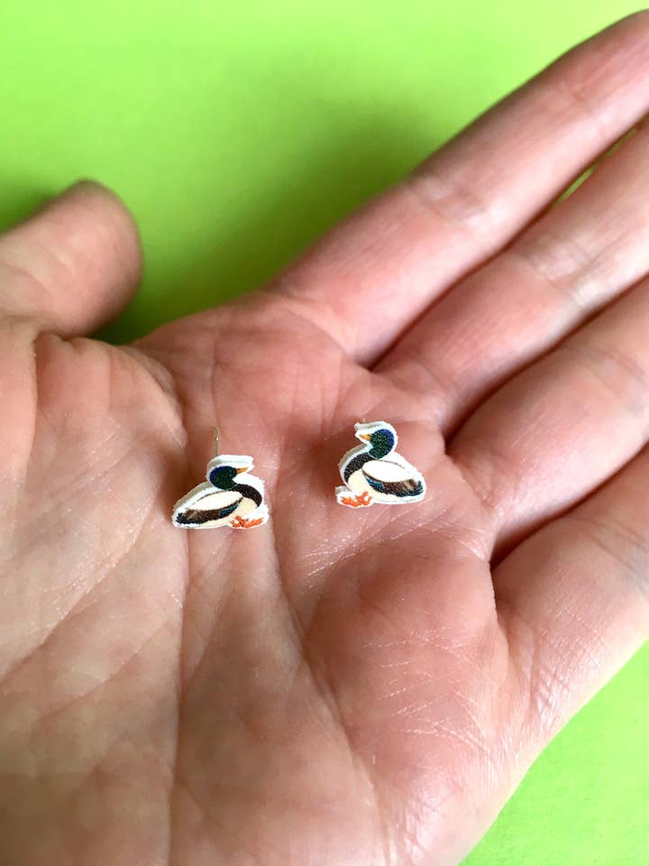 Brincos patinho por atacado de RatBeanKat