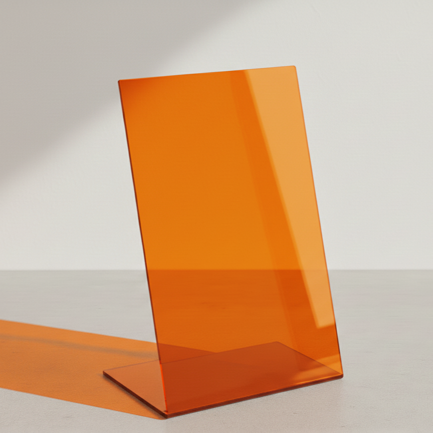 Signs and Mirrors – wholesale Retailer display stand/case – #027 - Transparent Acrylic Table Top Stand7