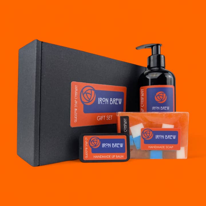 Iron Brew Gift Set for wholesale by Glasgow Soap Company Ltd