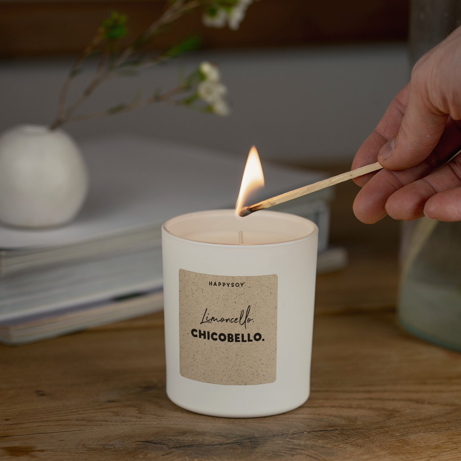 Happysoy - Vendita all'ingrosso Candela in vasetto - Candela profumata - limoncello. chicobello.4