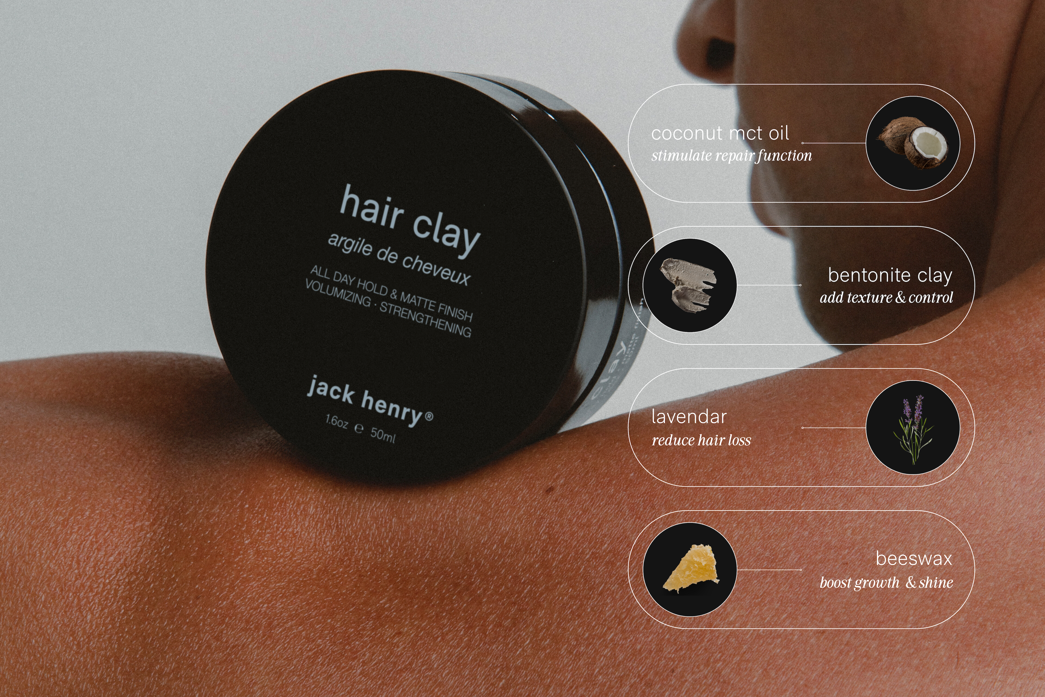 JACK HENRY - Wholesale Hair Styling Gel/Mousse - hair clay1