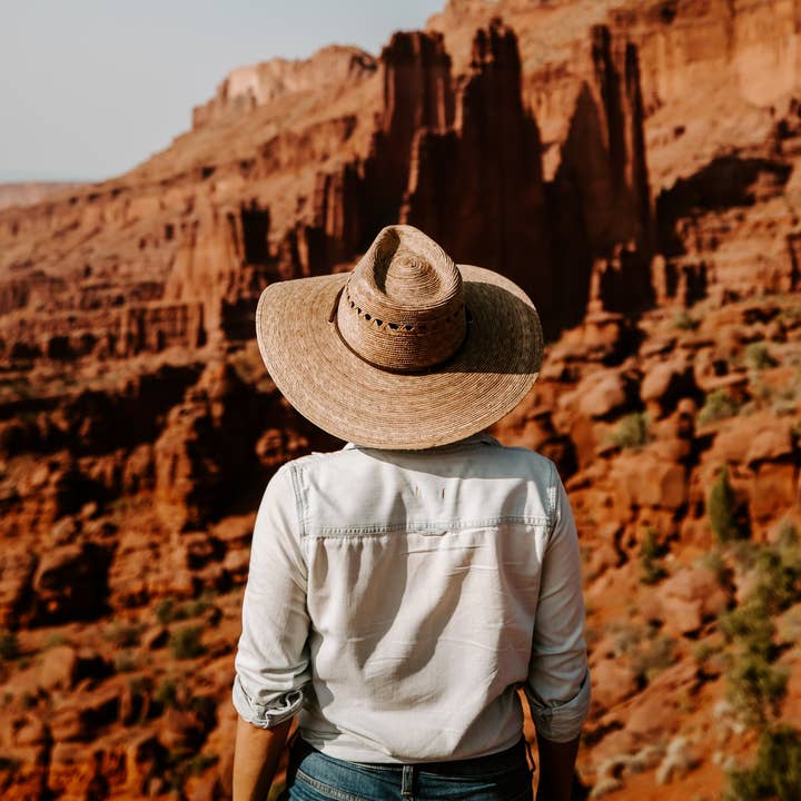 Tula - Wholesale Straw Hat - Women's - Gardener Lattice9
