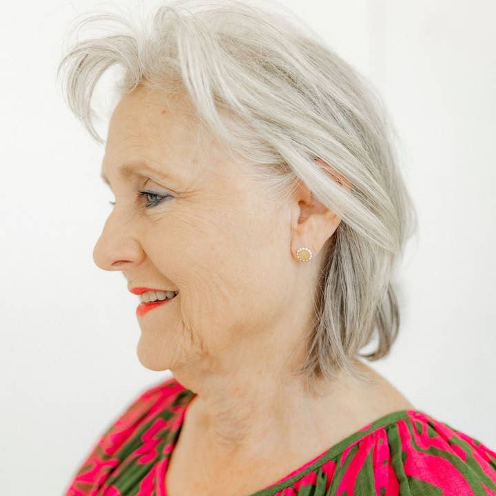 LINNY CO - Wholesale Stud/Post Earrings - Screwback Stud Earrings - Alice Pearl4