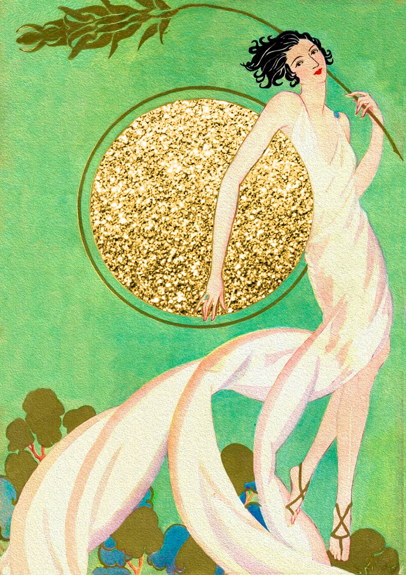 Madame Treacle - Wholesale Everyday Greeting Card - RS248P ~ Hand Glittered Greeting Card1