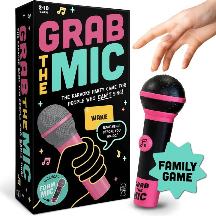 Grab The Mic Family Party Game for wholesale by Lucky Egg